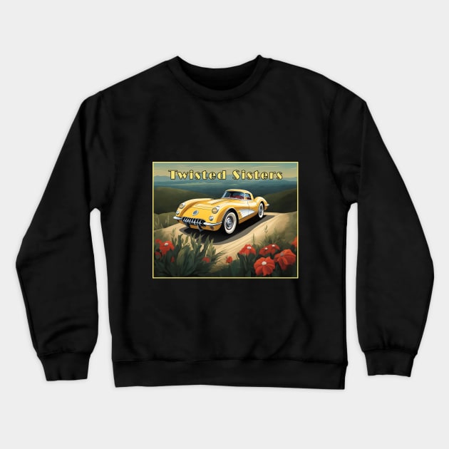 Twisted Sisters 1 Crewneck Sweatshirt by Sundog Designs